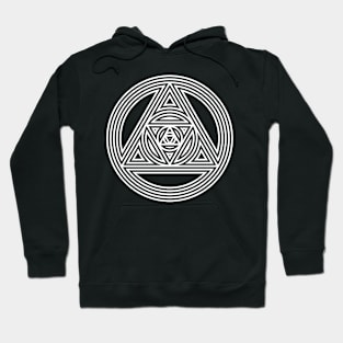 Interlocking Triangles - Awesome Sacred Geometry Design Hoodie